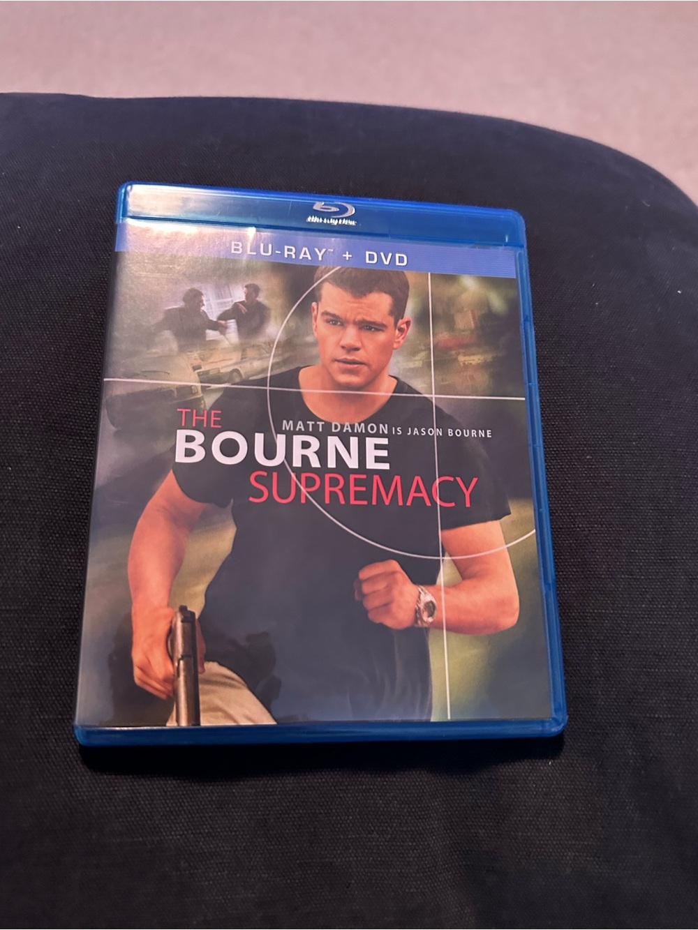 The Bourne Supremacy Blu-ray + DVD - Black & Blue Case
